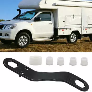 Комплект сливных пробок для обогревателя автофургона, 1 рулон ленты ПТФЭ, Camper Plugs, FC13343 для 7/8 15/16