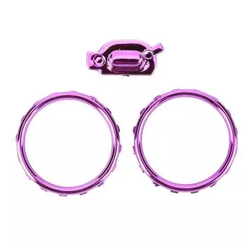 Комплект сменных акцентных колец, профильные кнопки переключателя, сменные детали с отверткой для контроллера Xbox One Elite Series 2 Not equipped with a screwdriver чёрный