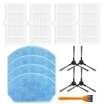 Комплект сменных боковых щеток для фильтровальной ткани для IRBIS 0121 и Redmond VR 1321s. Эффективное решение для уборки. A