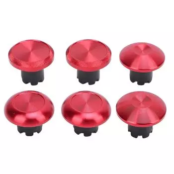 Комплект сменных колпачков для джойстика Edge Controller, алюминиевый сплав, металлический колпачок для джойстика красный