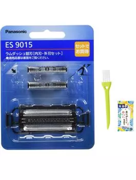 Комплект сменных лезвий для электробритвы Panasonic ES9015 (внутреннее лезвиевнешнее лезвие), щеточка для чистки, влажная салфетка в комплекте