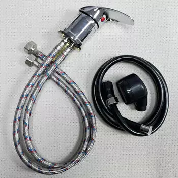 Комплект смесителей для мытья волос с гибким шлангом Black Sprinkler