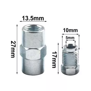 Комплект соединителей тормозного троса, тормозная трубка, 2 шт., 2-контактный разъем с 4 гайками M10 10 мм, автомобильные аксессуары 3/16 дюйма