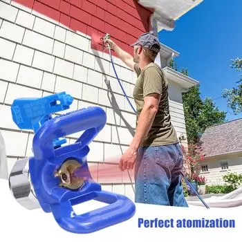 Комплект сопел для безвоздушного распыления краски Насадки для реверсивных распылительных машин Сопло для безвоздушного распыления краски Детали для безвоздушного распыления краски синий