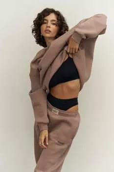 Комплект спортивного костюма Mini Bike Taupe Crew Neck