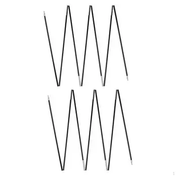 Комплект стоек для палатки из стекловолокна для кемпинга и пешего туризма 3.4m 2 Person