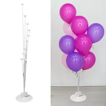 Комплект стоек для воздушных шаров на день рождения, празднование рождения ребенка белый