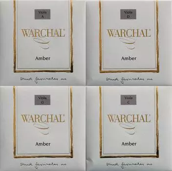 Комплект струн для альта Warchal Amber 711S A Синтетический сердечник/Гидронарий []