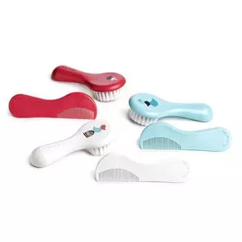 Комплект Suavinex Cepillo-Peine 0m Blanco