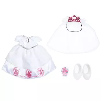 Комплект свадебных платьев принцессы Диснея Zutto Tight Remin Solan и белый