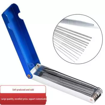 Комплект сварочных и режущих сопел из нержавеющей стали и алюминия с твердосплавной проходной иглой и наконечником пистолета для точечной сварки. ST-8