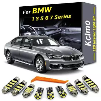 Комплект светодиодного внутреннего освещения Kcimo для BMW 1 3 5 6 7 серии E87 E81 F20 E46 E90 E91 E92 E93 E39 E60 E61 F10 F11 E63 F12 F06 E65 E66 F20 F21(12-14) -8PCS&Beige теплый белый