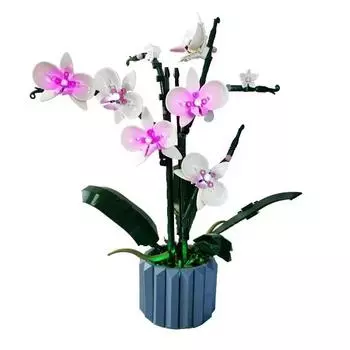 Комплект светодиодной подсветки для набора строительных блоков «Орхидея» 10311 (НЕ включать модель) Кирпичи-игрушки для детей