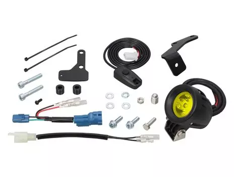 Комплект светодиодных фар KITACO Shuttle Beam для Monkey 125, 1 фара, шток передней вилки, нижний тип крепления (Лаймовый желтый) (JB03/JB05) 800-1301330