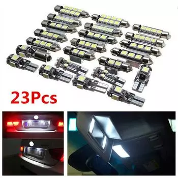 Комплект светодиодных лампочек для салона автомобиля DC 12 В для X5 E53 2000-2006 6000 К белого цвета 130 Лм/blub Play And Plug