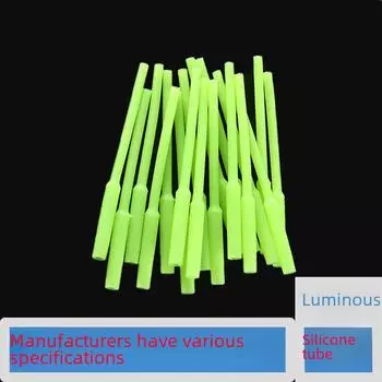 Комплект светящейся рыболовной лески Anti-Bite с флуоресцентными трубками из ПВХ флуоресцентный зеленый