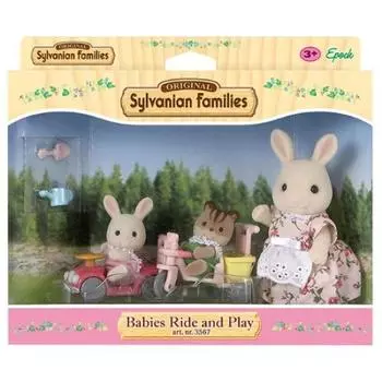 Комплект Sylvanian Cute Baby Bungka (5040), Популярная в Корее семья Sylvanian