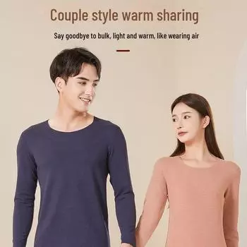 Комплект термобелья из бархата для пары: Двусторонняя сторона AB, утолщенная для зимы, включает верх и низ, унисекс для мужчин и женщин, идеальная одежда на осень. Men s XL ярко-красный