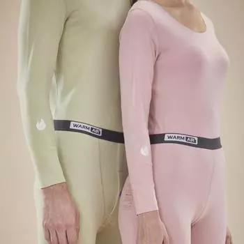 «Комплект термобелья с двойной набивкой»: Осенне-зимнее термобелье с флисовой подкладкой для мужчин и женщин. D5 Men s 3XL зелёный/авокадо