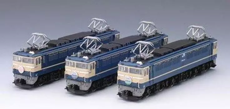 Комплект транспортных средств колеи N Электровоз типа JR EF65 500 Комплект локомотивов района Такасаки (3 машины) #92944