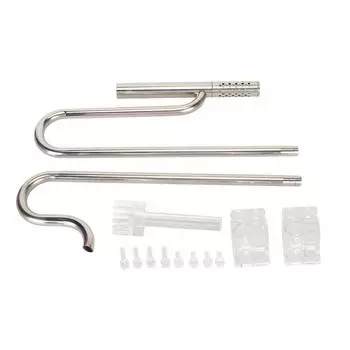 Комплект труб для притока и оттока, регулируемая труба для аквариума из нержавеющей стали 304 с поверхностным скиммером для 12mm