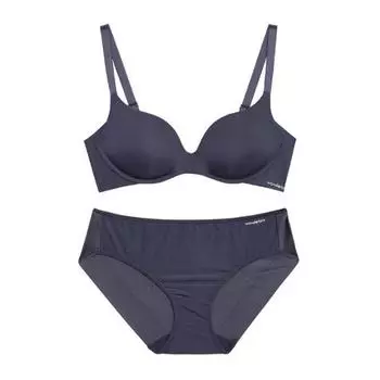 Комплект трусиков-бюстгальтеров Wonder Bra Free Cut No Wire, цвет: уголь WBW3O25_T 85B/100