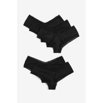 Комплект трусиков из 5 предметов HM Hipster, черный
