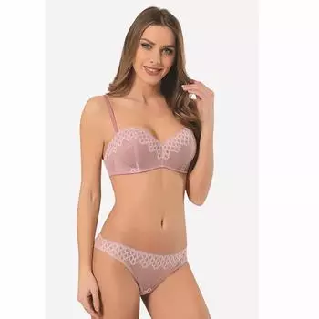 Комплект трусиков с бюстье NBB Dried Rose