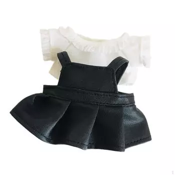 Комплект юбки для куклы, рубашка 17 см, удобные аксессуары, стильная подвеска, повседневная одежда, ролевые игры