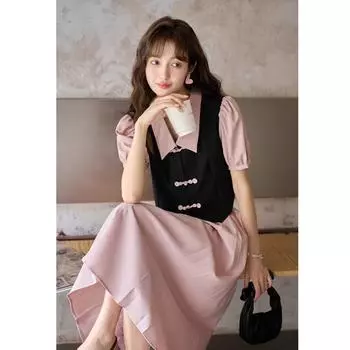 Комплект юбки Mishow для женщин, 2023, элегантная рубашка с v-образным вырезом + универсальная длинная однотонная повседневная юбка, женский комплект MXC35T0032 S