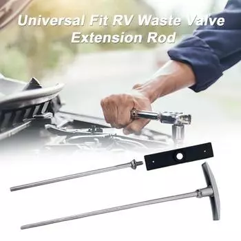 Комплект удлинителя клапана для слива отходов на автофургоне, регулируемая длина, устойчив к коррозии, универсальная посадка для слива отходов на автофургоне Sets