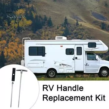 Комплект удлинителя стержня для клапана отходов автофургона, регулируемая длина, устойчивый к коррозии, универсальный, сменная ручка клапана отходов автофургона Sets