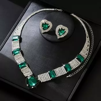 Комплект украшений, аксессуары для вечеринки Ladies Love, большой комплект из ожерелья и серег-гвоздиков