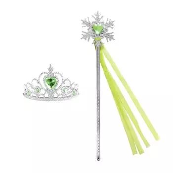 Комплект украшений «Принцесса любви» для девочек, украшения принцессы, корона, палочка, перчатки, ожерелье, серьги One Size