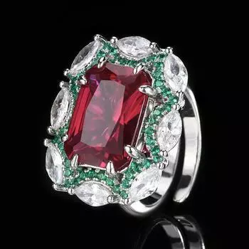 Комплект украшений Wind, рубиновое ожерелье, серьги-гвоздики, красный корунд изменит цвет, высококачественная легкая роскошная женская мода