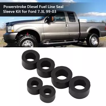 Комплект уплотнительных втулок топливной магистрали F81Z9C387BA Для дизеля Ford Powerstroke 7.3L 99-03