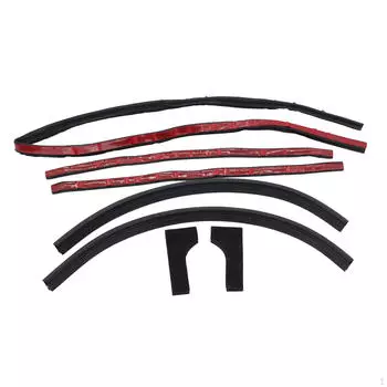 Комплект уплотнителей для задней двери, автомобильная герметизация, прямая замена, прочная полоска для двери автомобиля