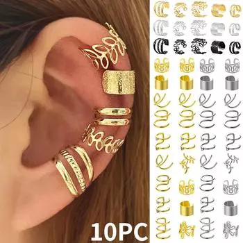 Комплект ювелирных изделий с клипсами для ушей, женские серьги, простые модные, элегантные, одинаковые персонализированные серьги для пар K0430-01