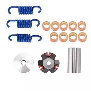 Комплект вариаторов для гонок из 15 предметов для китайского скутера, мопеда, квадроцикла 4?Ход поршня GY6 50 куб.см 80 куб.см 100 куб.см 139QMB 139QMA