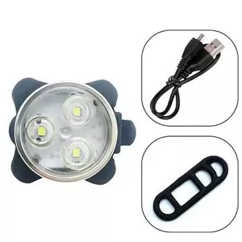 Комплект велосипедных фонарей Зарядка Type-C Горный Налобный фонарь Велосипедный фонарь для шоссейного велосипеда Передний и задний комплект фонарей