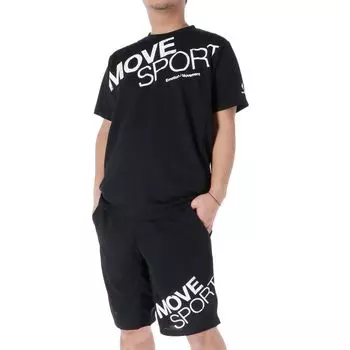 Комплект верха и низа Descente ST5SHT01M Черный размер M [Move Sports] Футболка, шорты, мужские чёрный
