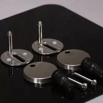 Комплект верхних фиксированных петель для крышки унитаза, универсальная крышка для унитаза