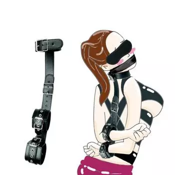 Комплект верхних и нижних наручников из искусственной кожи для пар