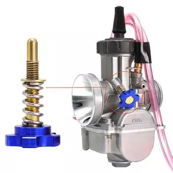 Комплект винтов регулировки холостого хода карбюратора мотоцикла для карбюраторов PWK X0V9 чёрный