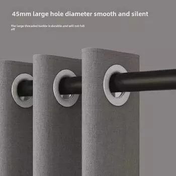 Комплект водонепроницаемой занавески для душа Punch-Free со штангой - устойчивая к плесени перегородка для ванной комнаты Wall 75-95 cm, Curtain 120x200 cm