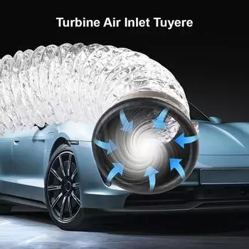Комплект воздухозаборных труб для переднего бампера автомобиля, система воздухозабора, круглые/квадратные насадки, турбовоздухозаборник, универсальный комплект воздухозаборных труб