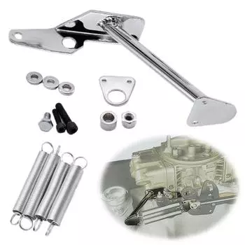 Комплект возвратной пружины дроссельной заслонки Chrome Carb Комплект возвратной пружины дроссельной заслонки карбюратора для Holley SBC BBC для Chevy
