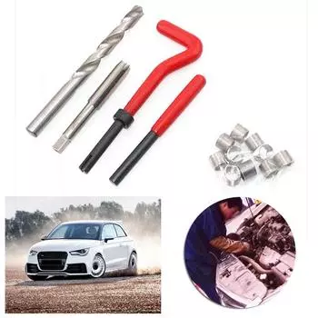 Комплект вставок для ремонта метрической резьбы M5 M6 M8 M10 M12 M14 Helicoil Car Pro Coil Tool M6-1.0