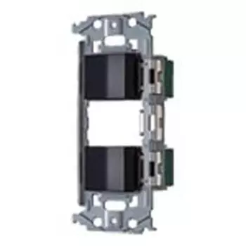 Комплект встроенных переключателей Panasonic Switch C x 2 матово-черный WNSS50292B SO-STYLE