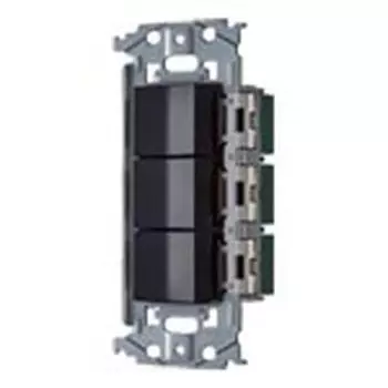 Комплект встроенных переключателей Panasonic Switch C x E матово-черный WNSS50224B SO-STYLE 2,